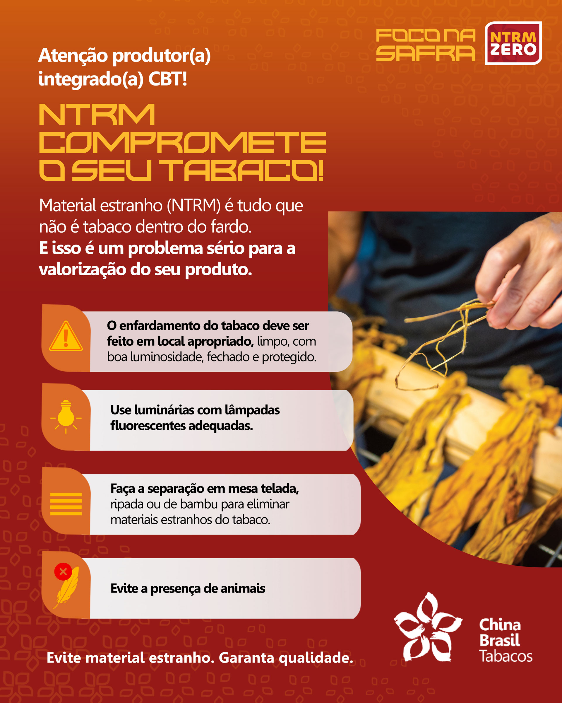 NTRM COMPROMETE os seu tabaco!